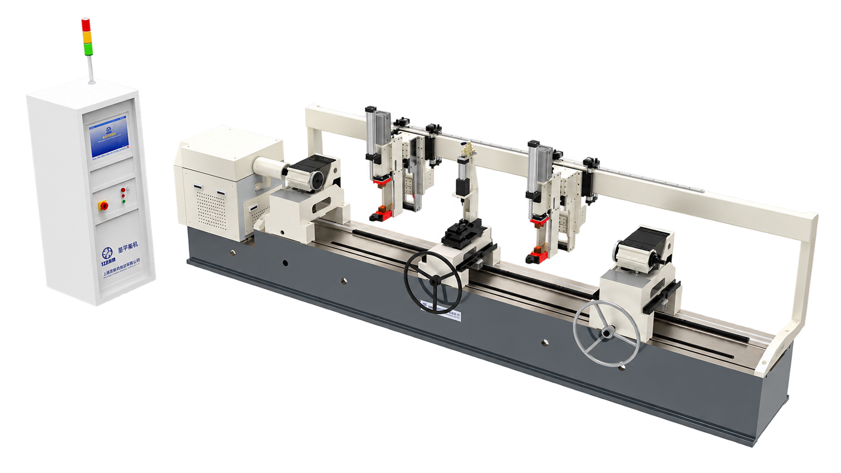 Horizontal balancing machine
