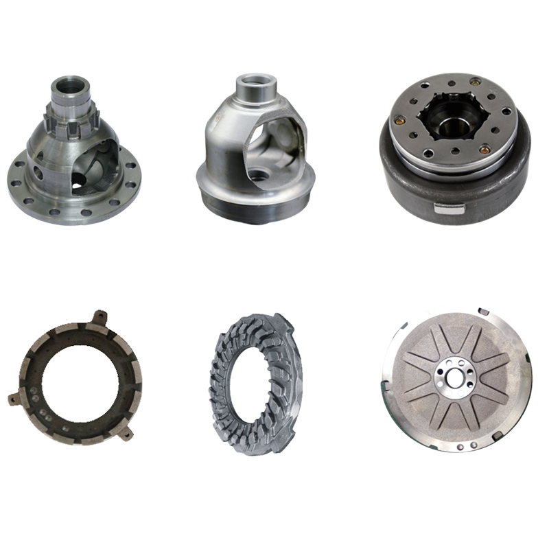 Examples of disc-type workpieces for automatic drilling balance correction
